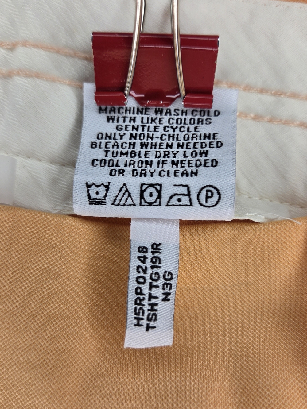 Tommy Hilfiger Wide-Leg Peach Women's Trousers Size 10 NWT - Picture 10 of 10